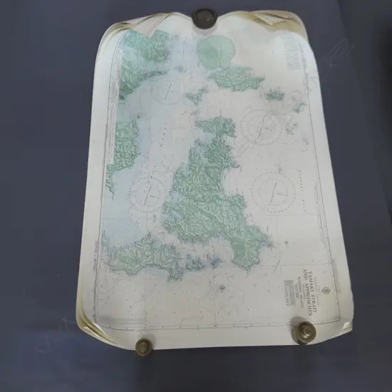 TUBE OF SEVERAL AUCKLAND MARINE CHARTS