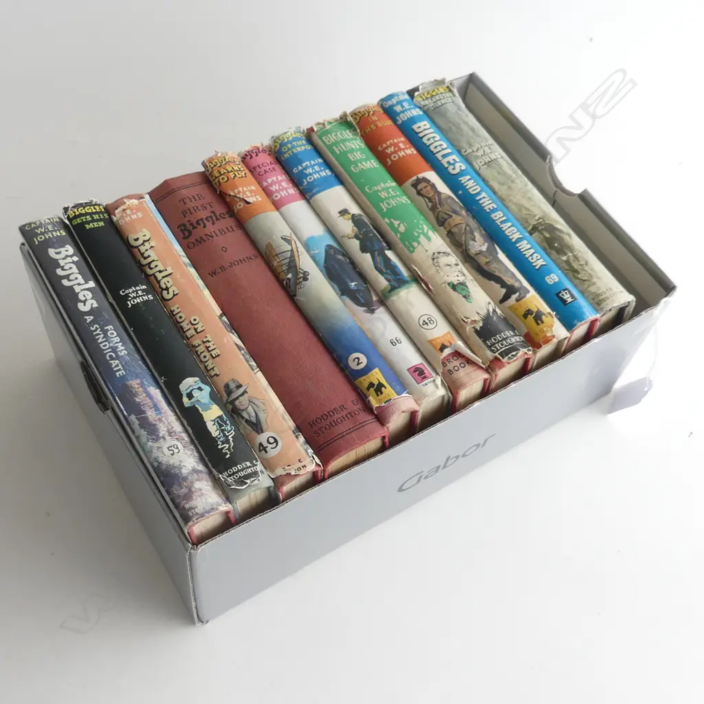 11 VINTAGE BIGGLES BOOKS Image 1++