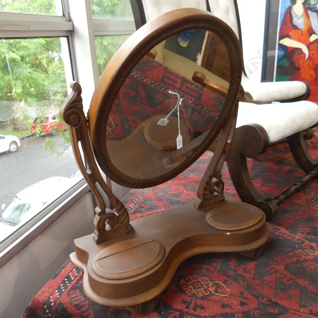 VICTORIAN TOILET MIRROR H.660mm Image 1++