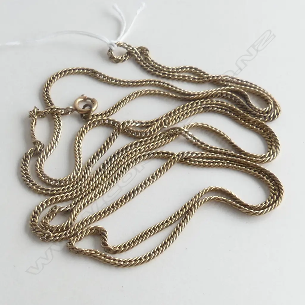 8CT YELLOW GOLD LONG CHAIN 41.5GMS Image 1++