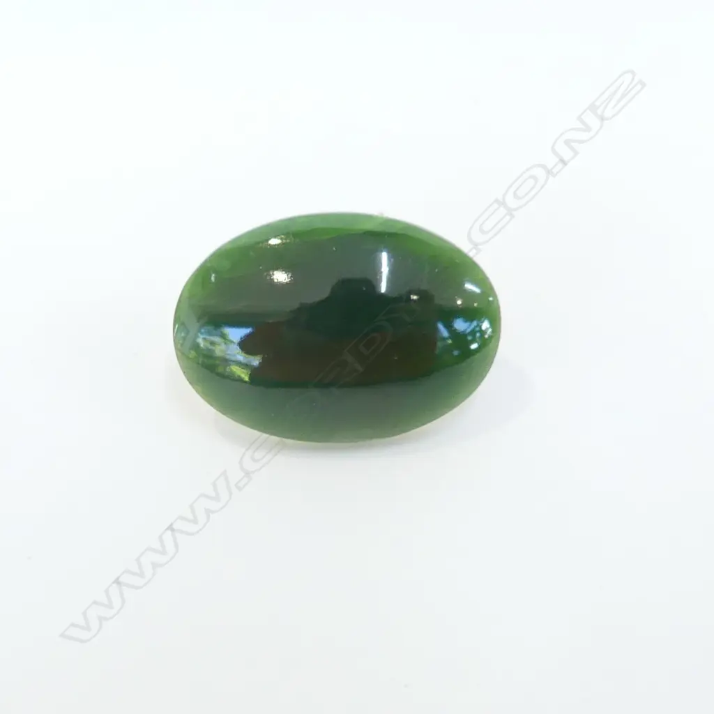 POUNAMU / GREENSTONE OVAL PIN (27 X 20MM) Image 1++