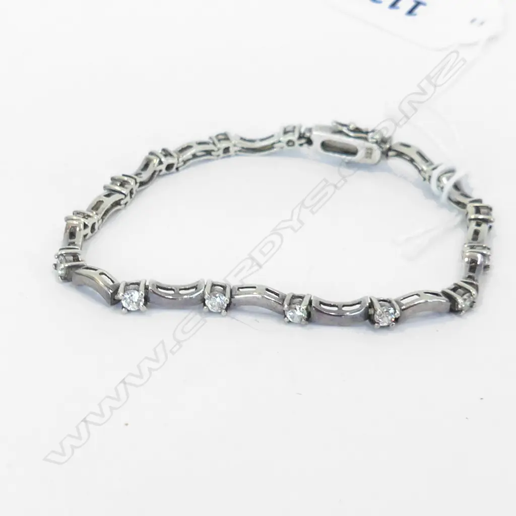 925 SILVER & CZ BRACELET  Image 1++