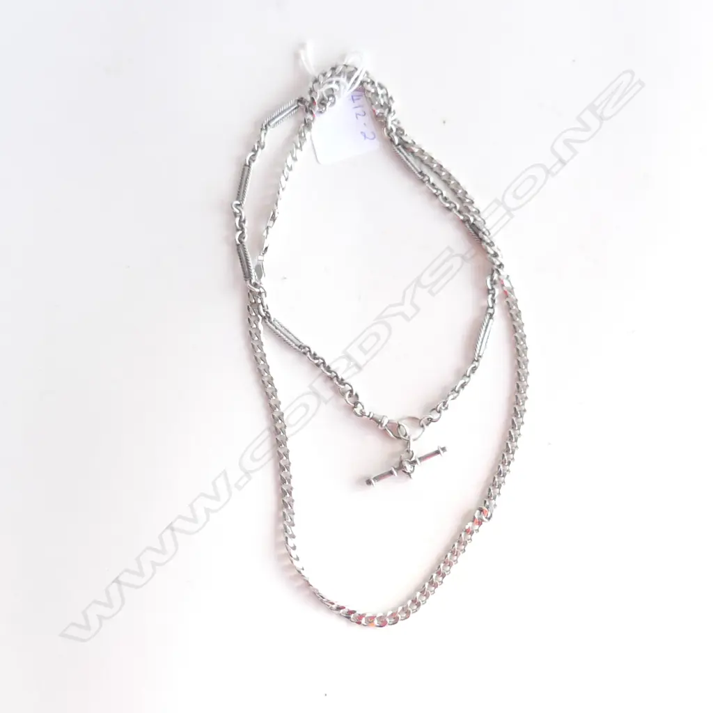 2 STG SILVER CHAINS 52.66GMS Image 1++