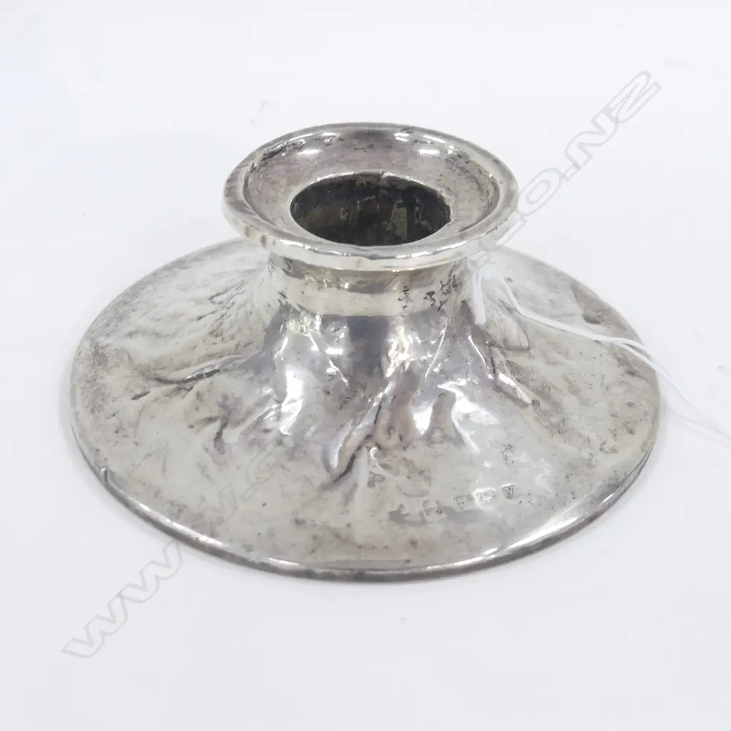 STG SILVER CAPSTAN INKWELL B'HAM 1923 115mm dia Image 1++