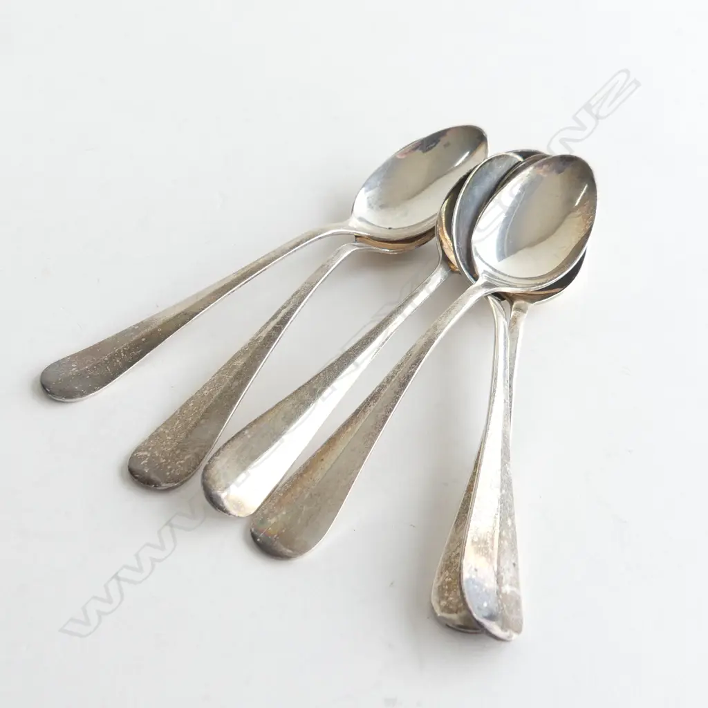 SET 6 STG SILVER COFFEE SPOONS, SHEFFIELD 1965  55.68GMS  Image 1++
