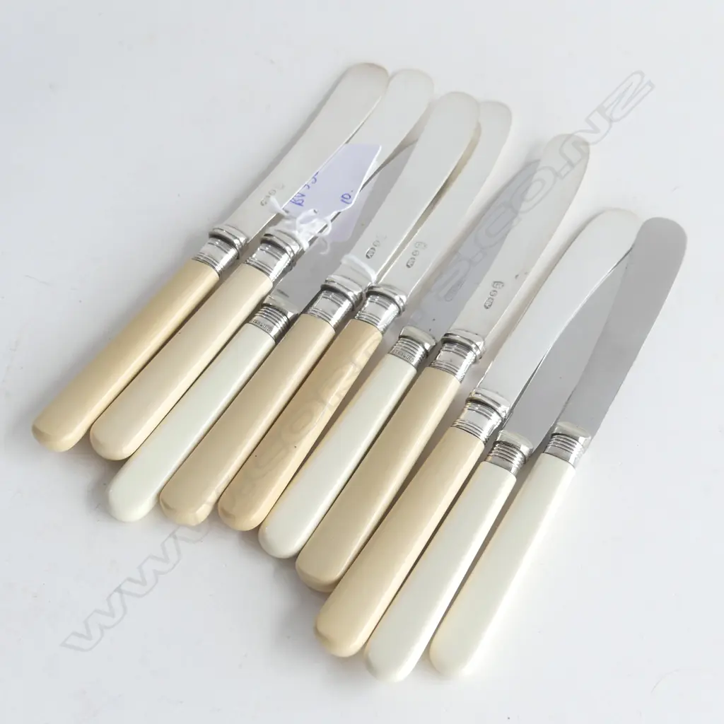 SET 10 (4 + 6) VINTAGE BUTTER OR PATE KNIVES Image 1++
