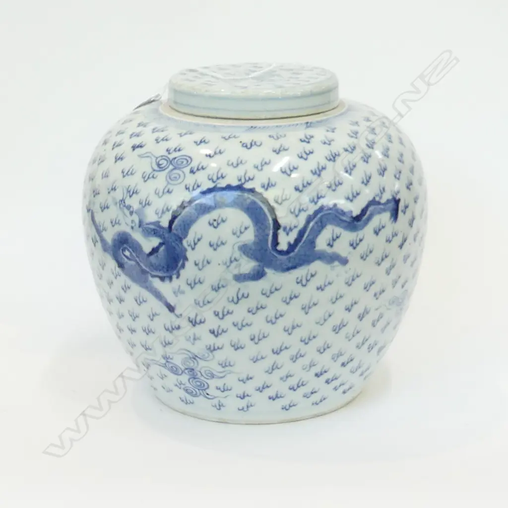 LIDDED GINGER JAR H.200mm Image 1++