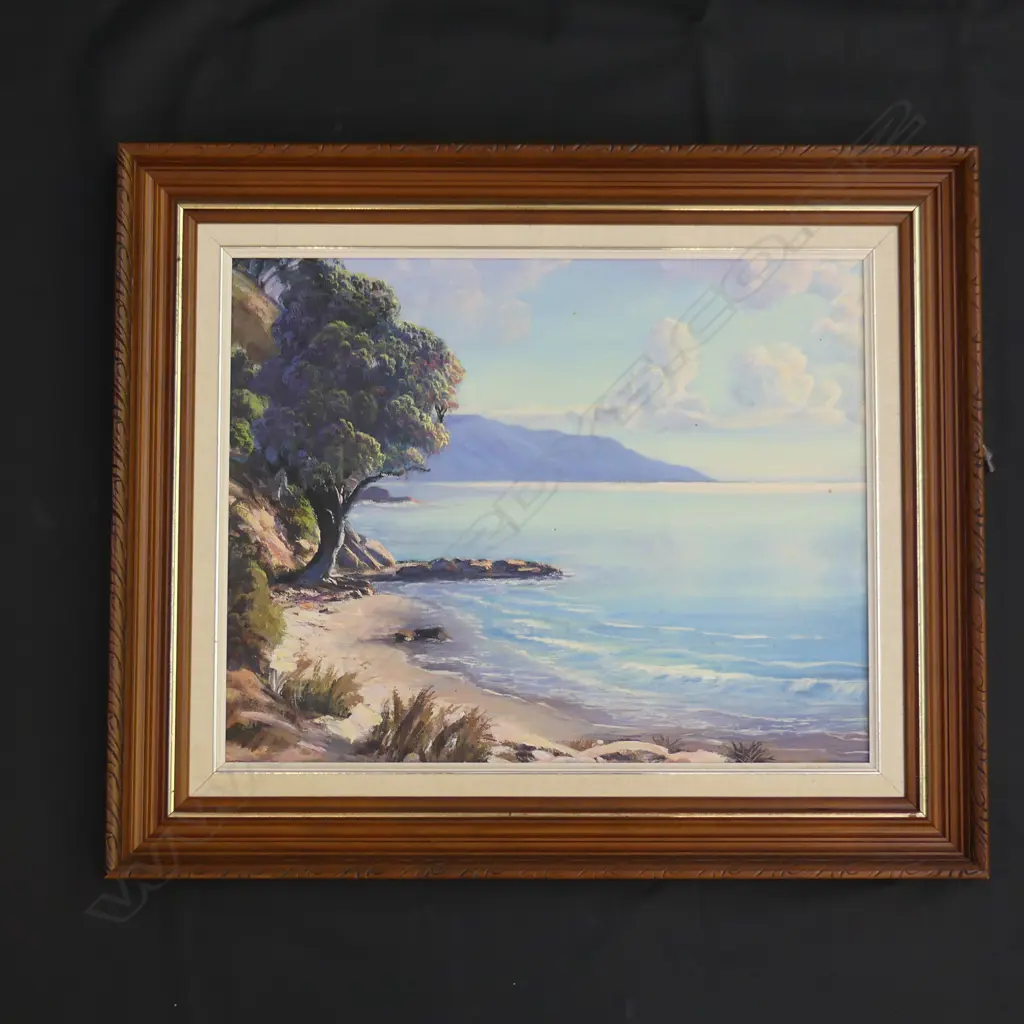 BERYL DODGE 'THAMES COAST' OIL 390x495mm Image 1++