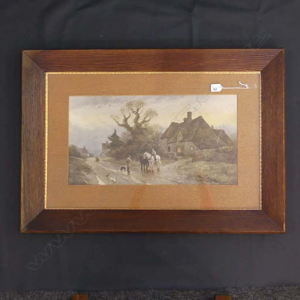 LG OLD OAK FRAMED PRINT  540 X 290MM Image 1++