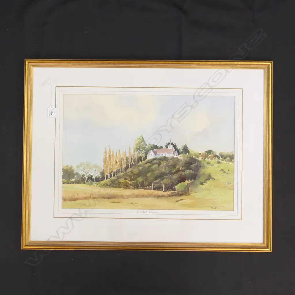 WILLIAMS BANKS W/C 'ALL SOULS CLEVEDON' 345x520mm Image 1++