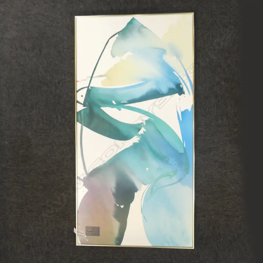 PETER KITCHELL ABSTRACT PRINT 610x1200mm Image 1++