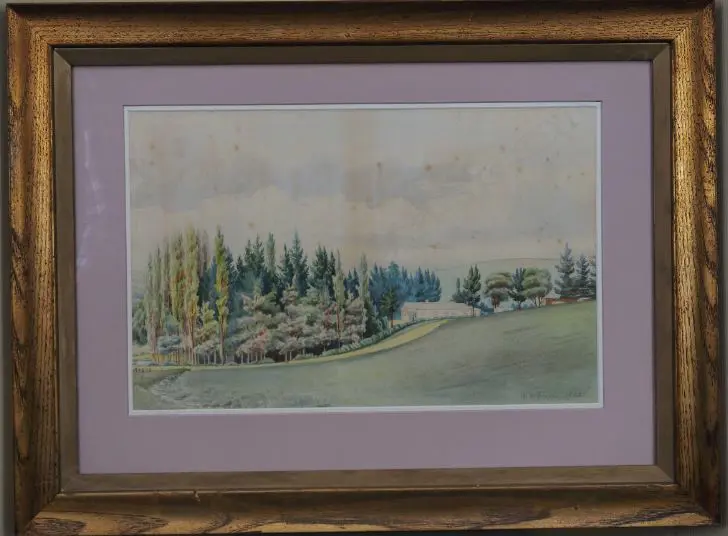 WHEALEN, A. (NZ Early 20thC), Country Scene, Early 20thC, W/C, signed & dated 1903, 350mm x 550mm Image 1++