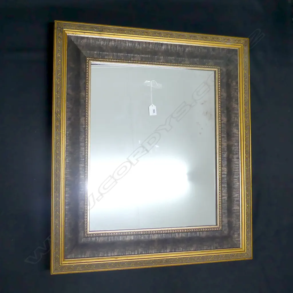 LGE GOLD FRAMED MIRROR  770x670mm Image 1++