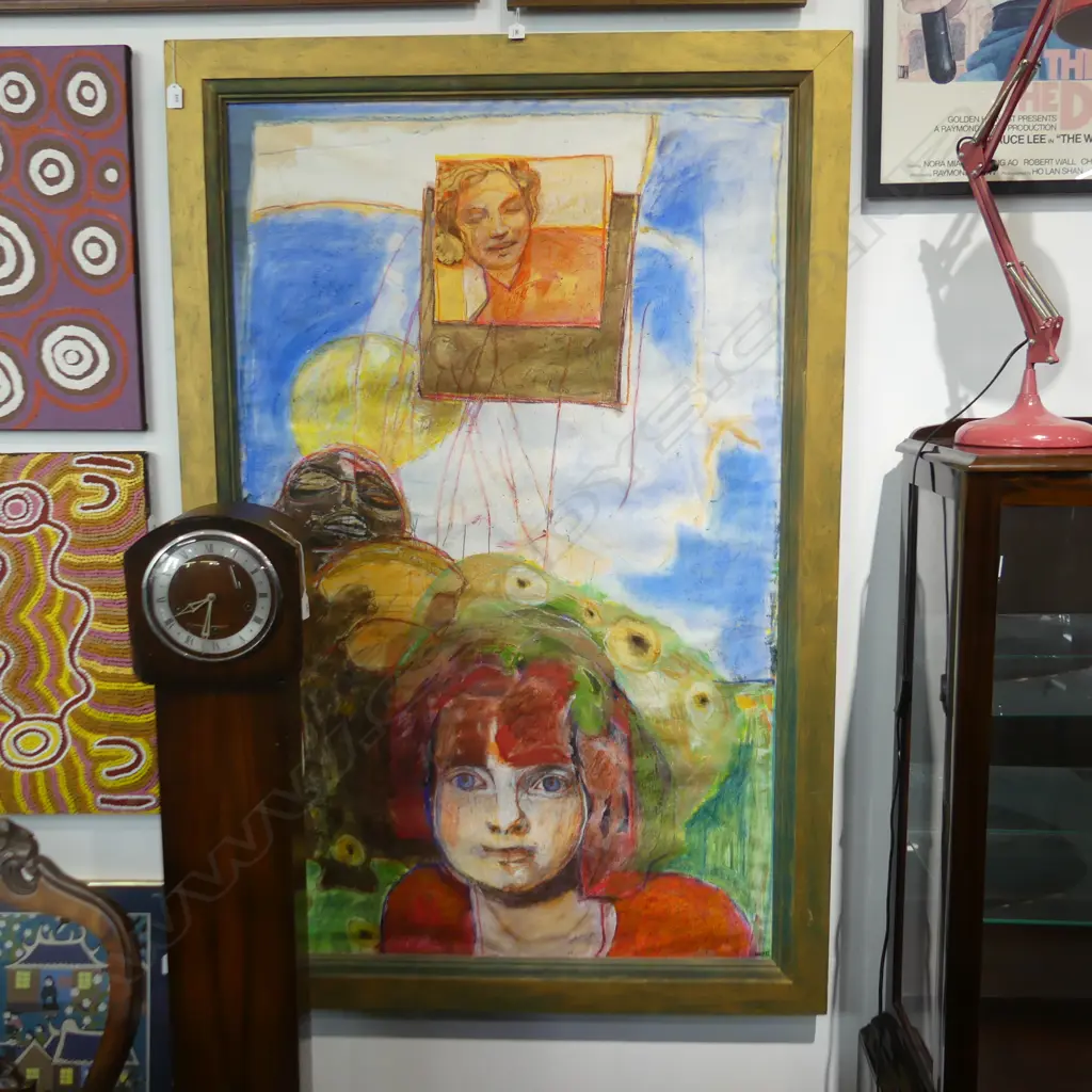 LGE SIGNED ABSTRACT ARTWORK 1390x865mm Image 1++