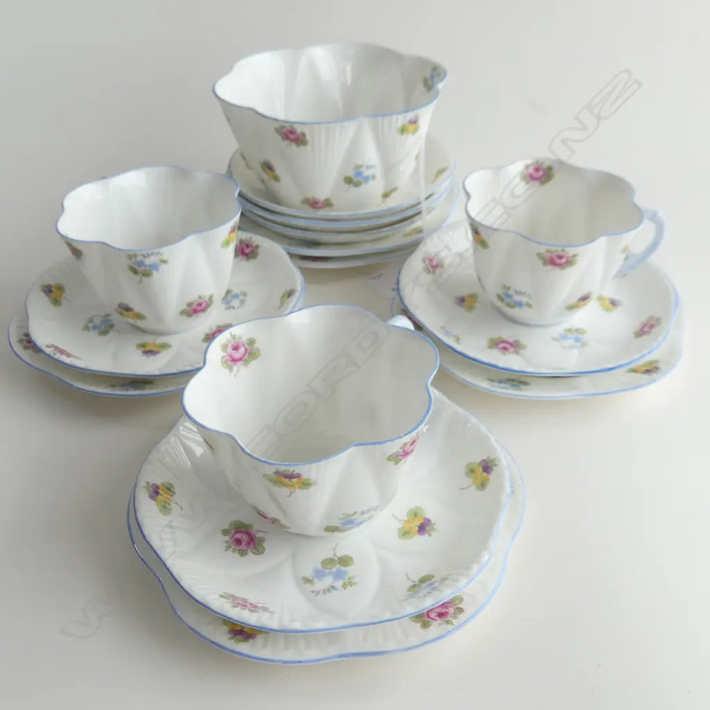15PC PART SHELLY TEASET Image 1++