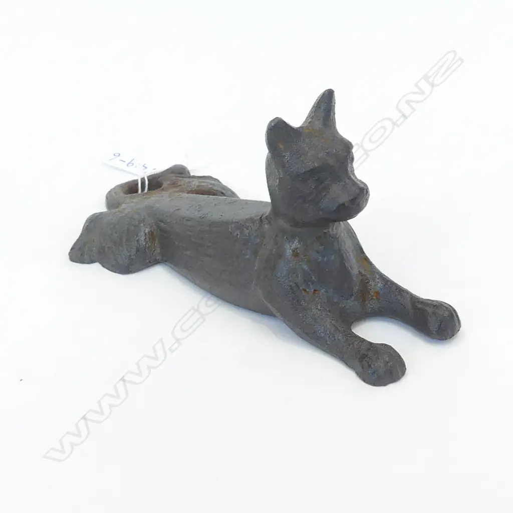 CAST IRON CAT DOOR STOP  Image 1++