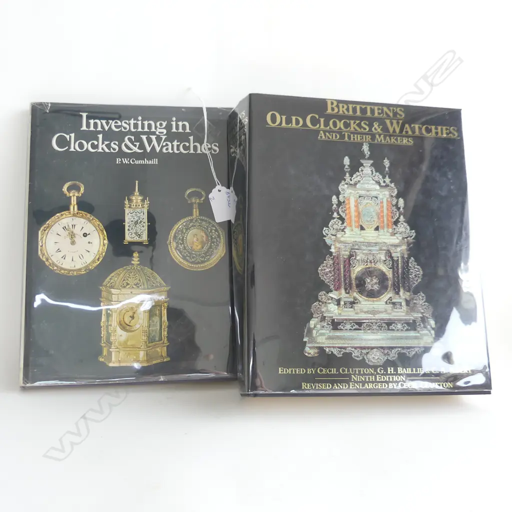 2 ANTIQUE CLOCK REFERENCE BOOKS: 'BRITTEN'S OLD CLOCKS & WATCHES ..... Image 1++