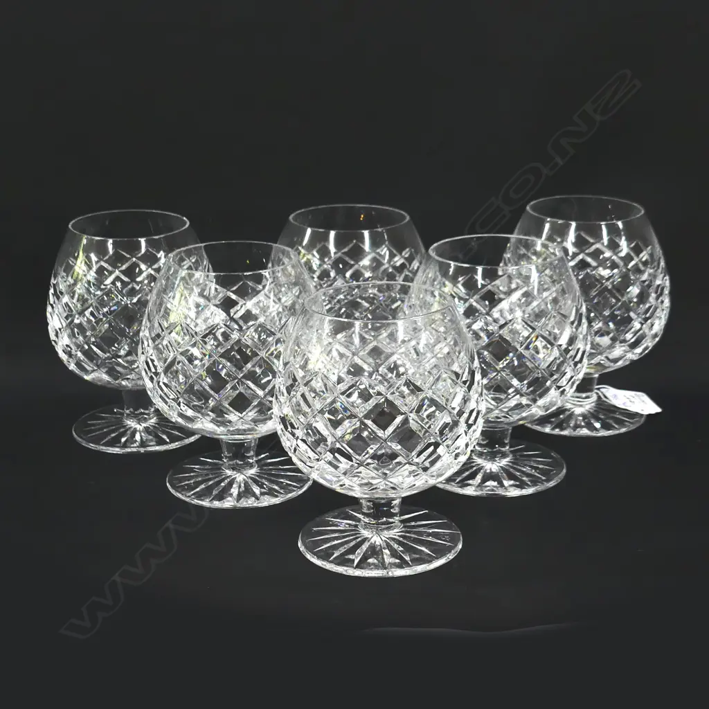 6 CRYSTAL BRANDY BALLOONS H.105mm Image 1++