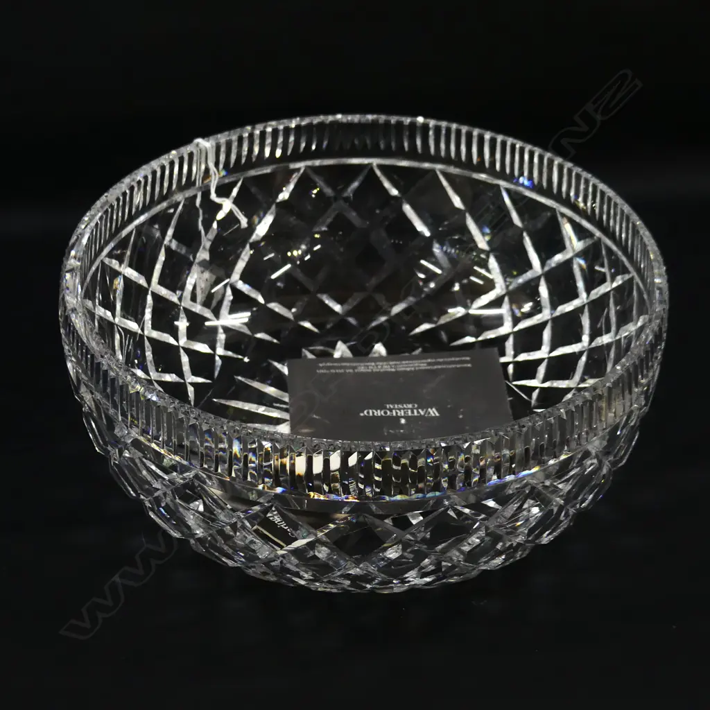 LGE WATERFORD CRYSTAL BOWL 250mm dia Image 1++