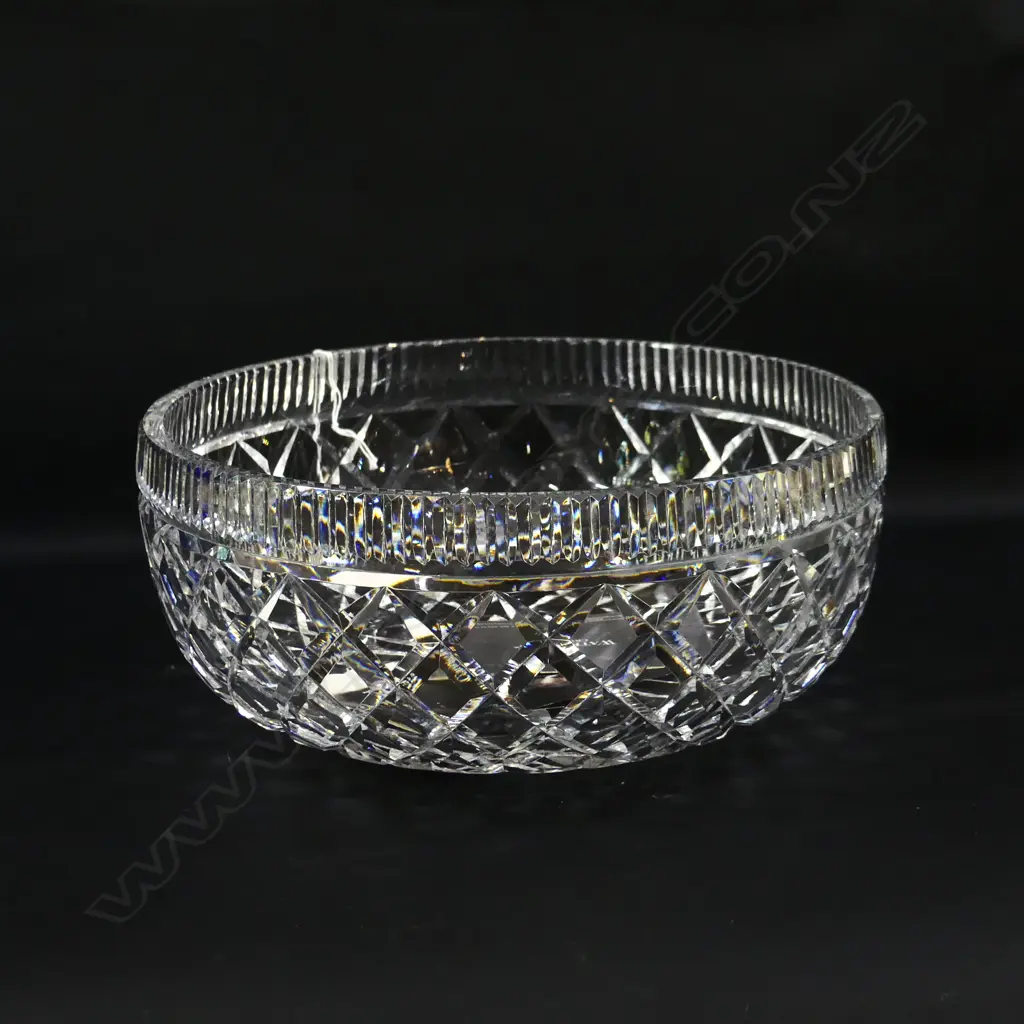LGE WATERFORD CRYSTAL BOWL 250mm dia Image 1++
