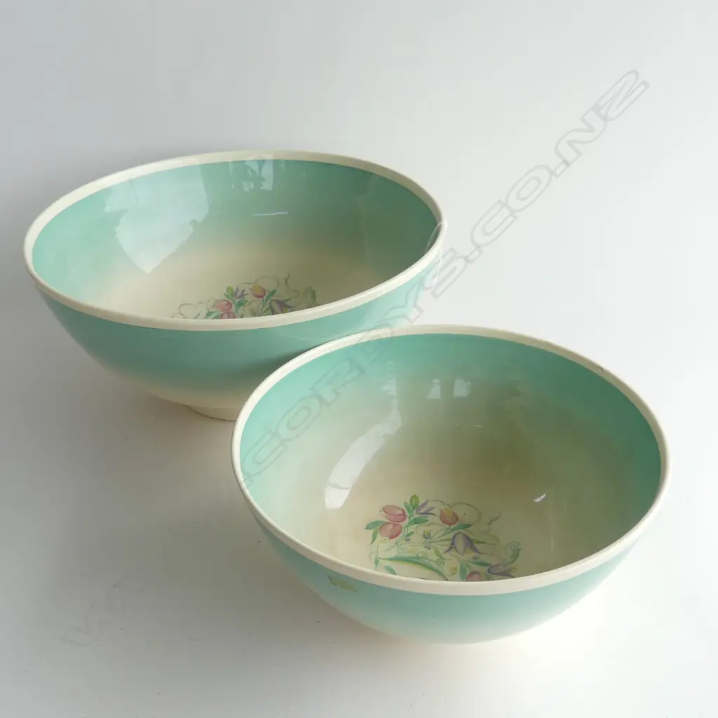 2 LARGE SUSIE COOPER BOWLS 320 / 240mm dia Image 1++
