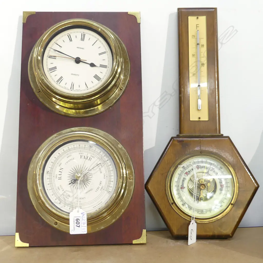 2 WALL BAROMETERS  Image 1++