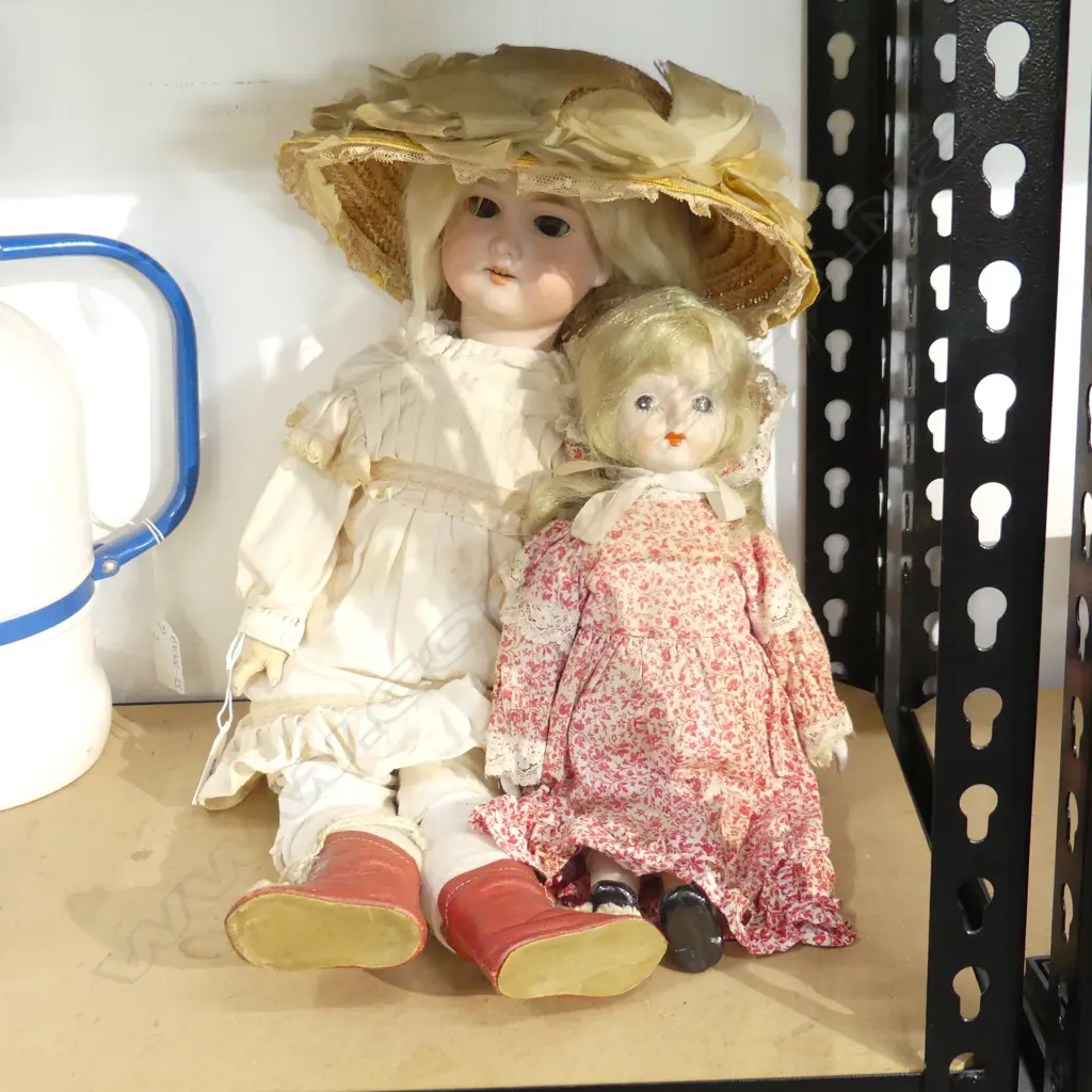 ANTIQUE ARMAND MARSEILLE DOLL H.470mm + 1 OTHER Image 1++