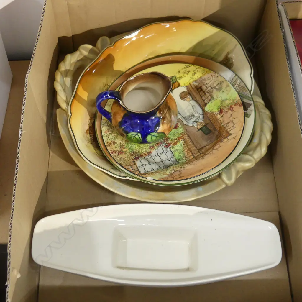 SM BOX ASST CHINA INCL BESWICK, RD SERIES WARE ETC.. Image 1++