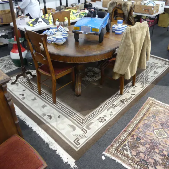 LGE NEPALESE BROWN WOOL ON COTTON RUG 2900x2100mm
