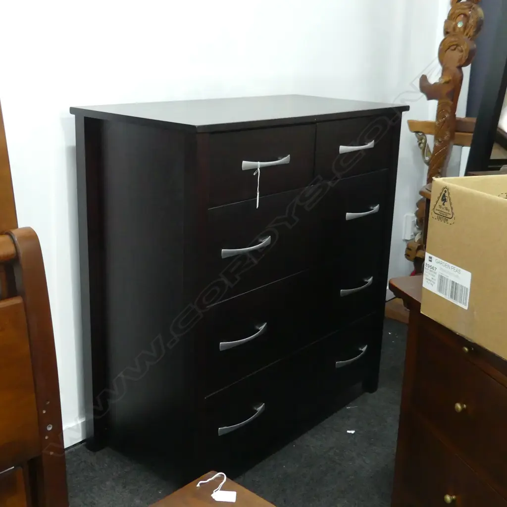 COASTWOOD FURNITURE CONTEMPORARY 5 DRAWER DRESSER 930x450x980mm Image 1++