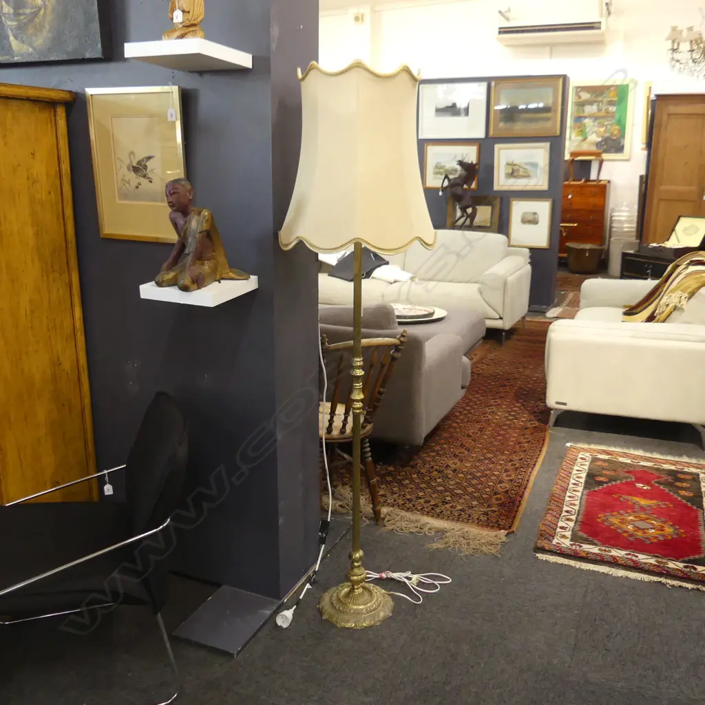 BRASS STANDARD LAMP 1M750MM Image 1++