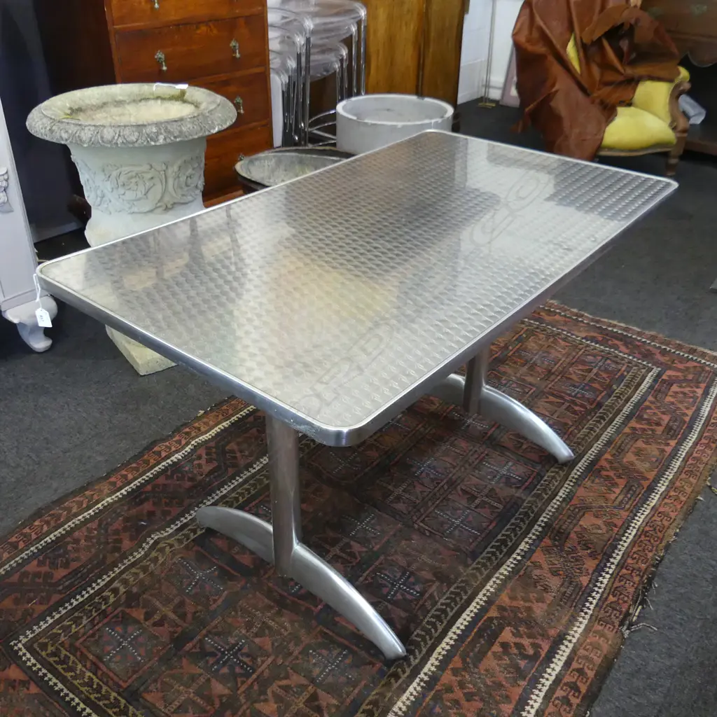 MODERN CHROME TABLE 1200x700x730mm Image 1++