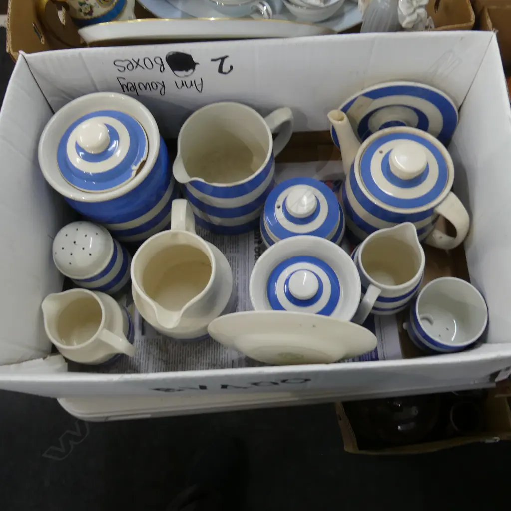 BOX LOT ASST. CORNISHWARE / CHEF WARE (CHIPS) Image 1++