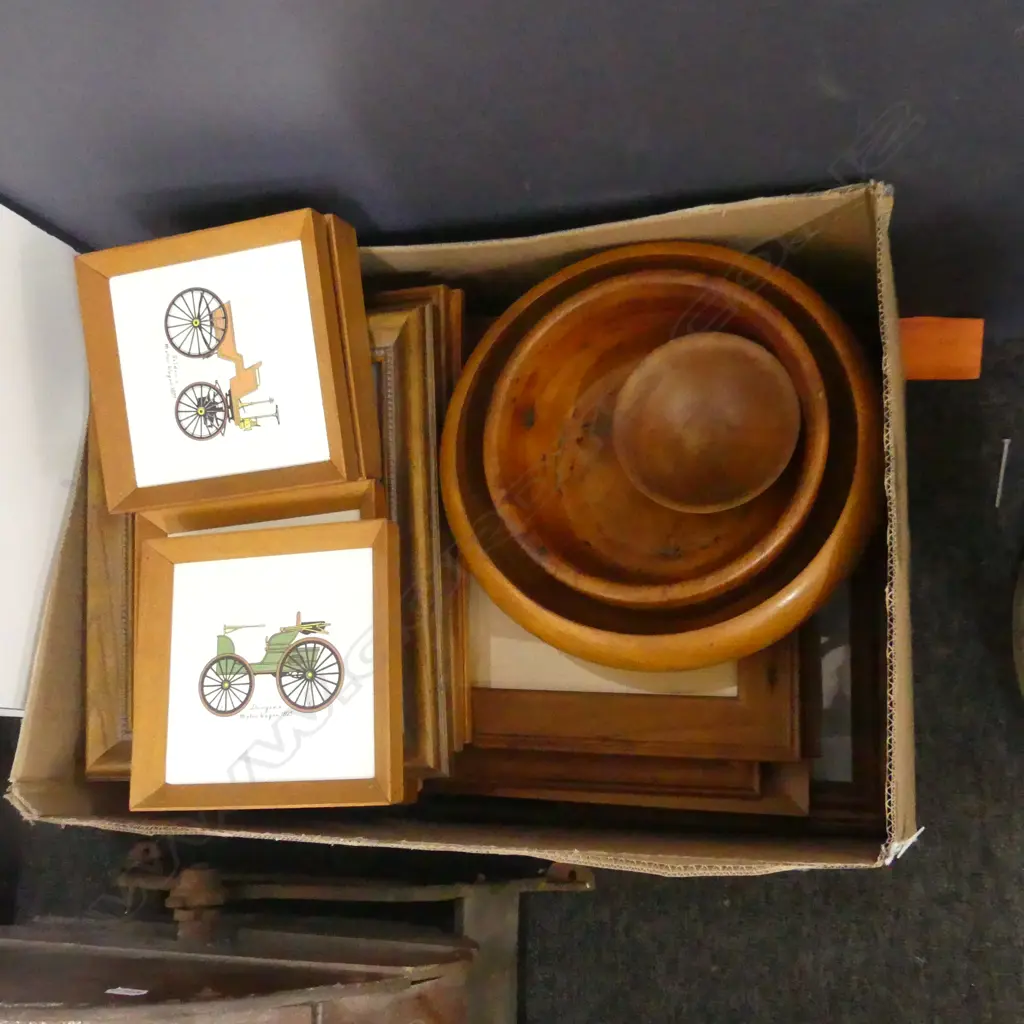 BOX LOT ASST. PHOTOFRAMES ETC Image 1++