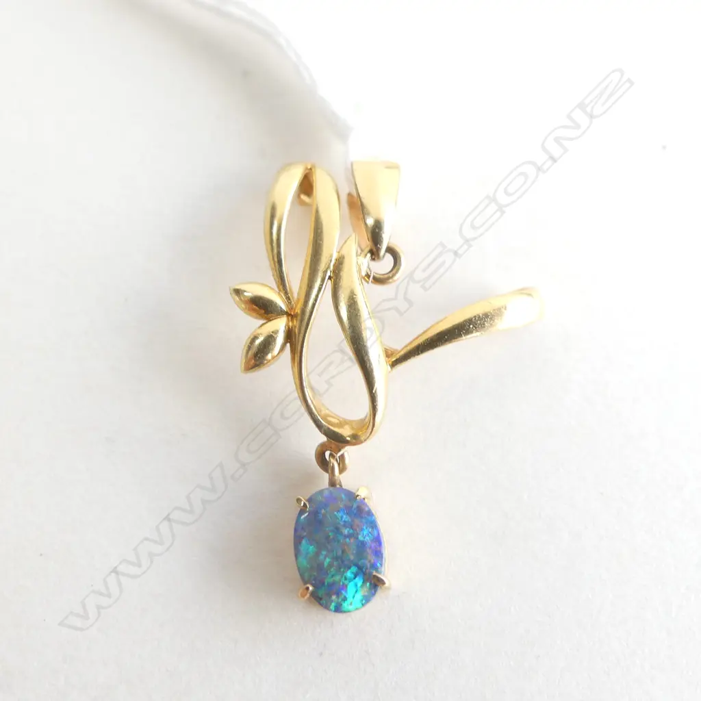 18CT OPAL PENDANT 1.9 GRAMS Image 1++