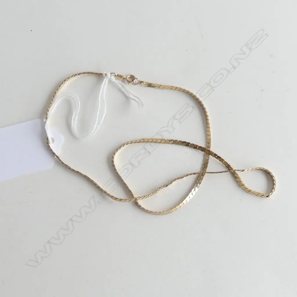9CT GOLD NECKLACE 5.3 GRAMS  41cm Image 1++