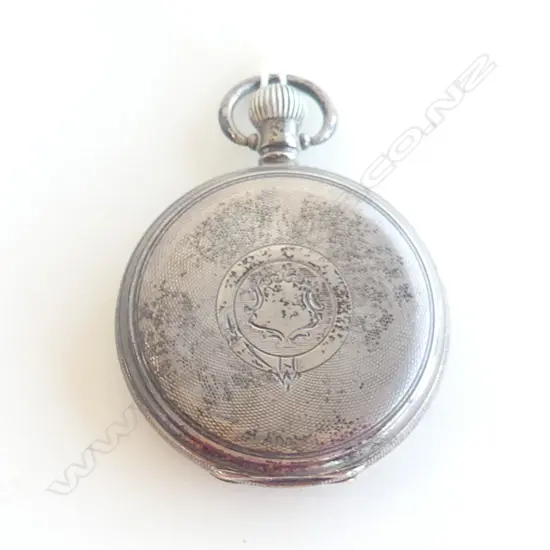 'COVENTRY ASTRAL' SILVER HUNTER POCKET WATCH