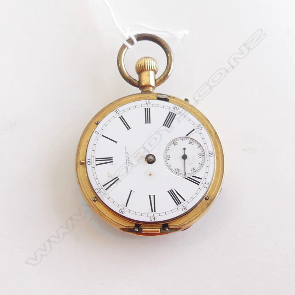 18CT GOLD ANTIQUE POCKET WATCH AF 91 GRAMS  Image 1++