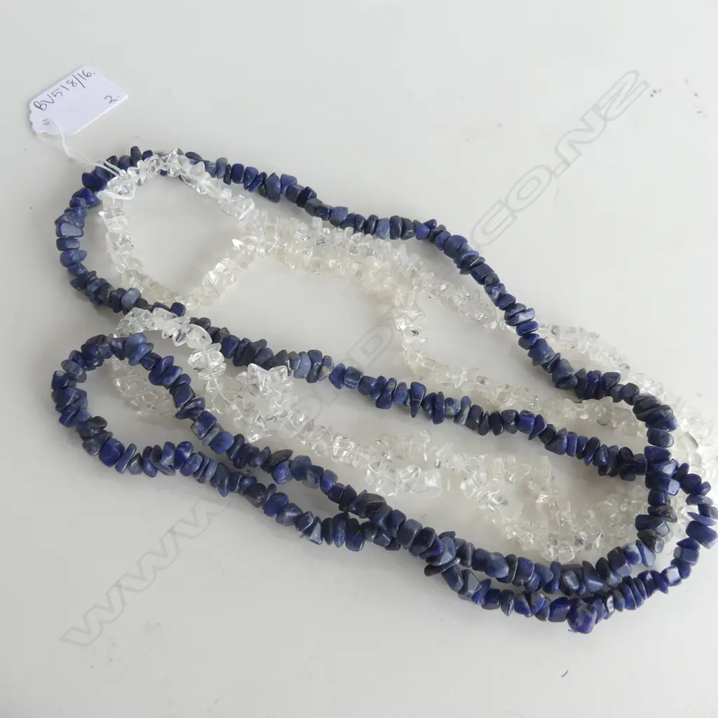 LAPIS LAZULI NECKLACE L.960mm + OTHER Image 1++
