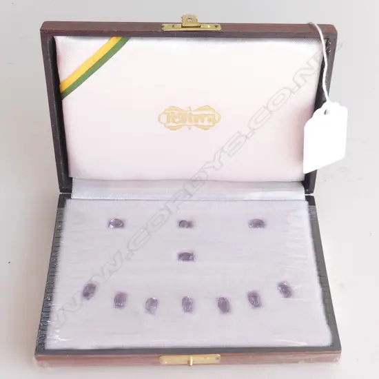 BOXED SET H. STERN AMETHYSTS X11 = 8.95CTS
