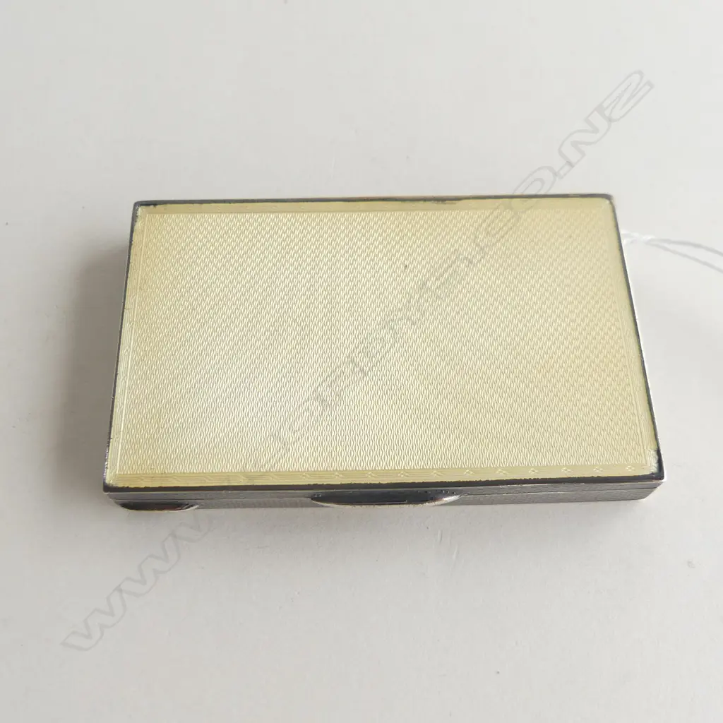 925 SILVER & ENAMEL BUSINESS CARD CASE 80GMS Image 1++