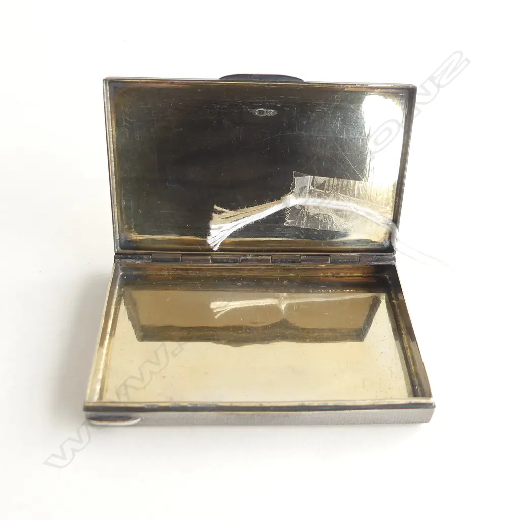 925 SILVER & ENAMEL BUSINESS CARD CASE 80GMS Image 1++