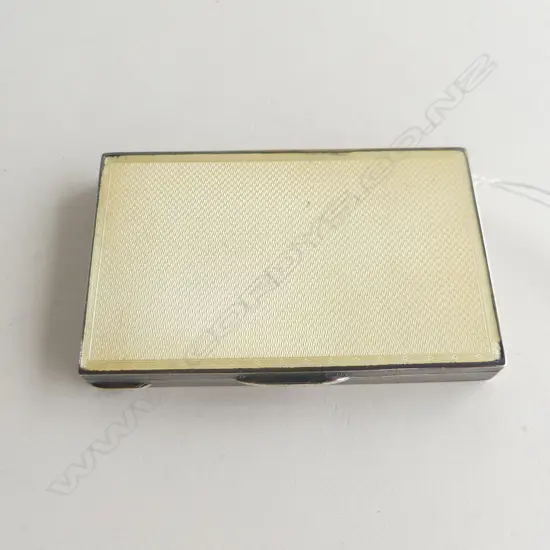 925 SILVER & ENAMEL BUSINESS CARD CASE 80GMS