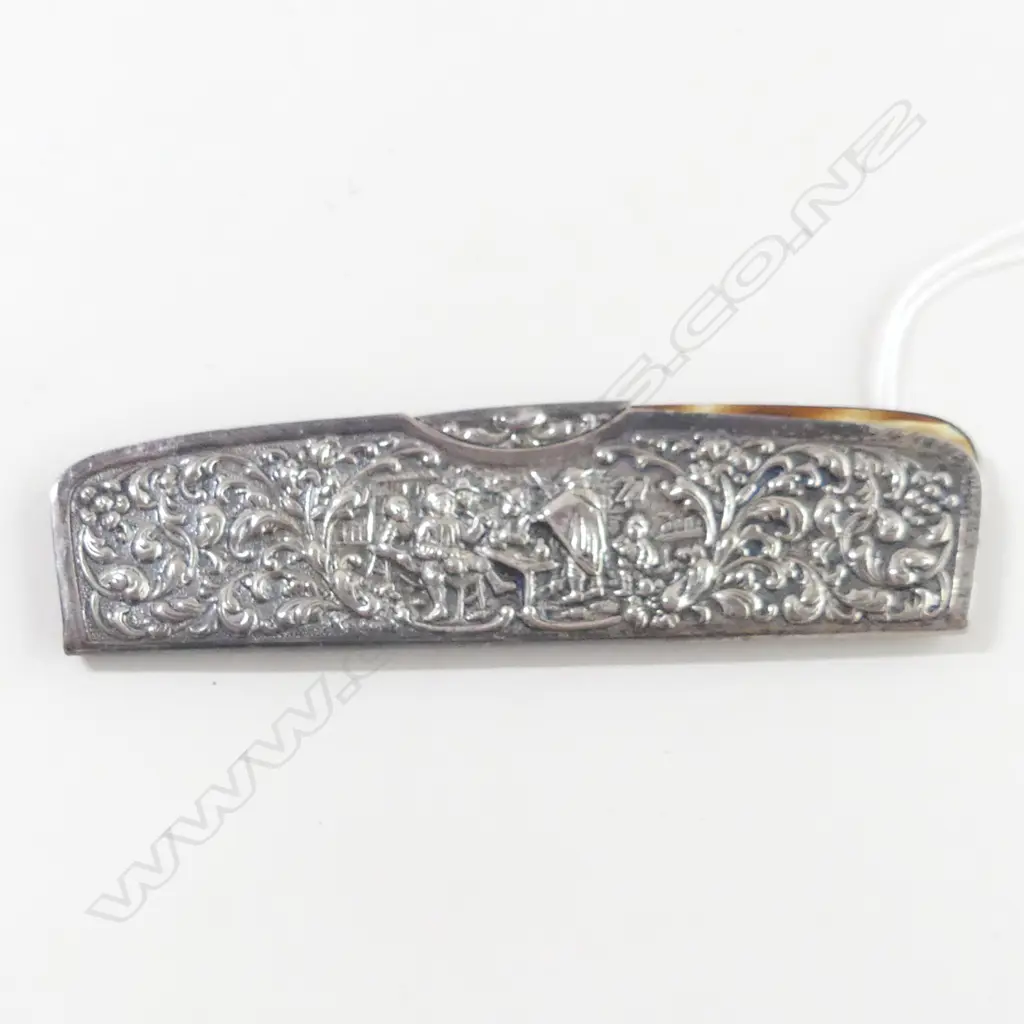 DUTCH SILVER COMB IN CASE L120MM Image 1++