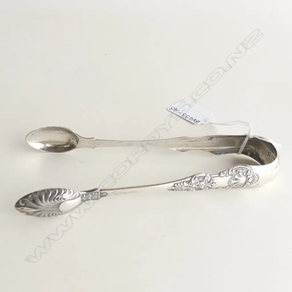 STG SILVER SUGAR TONGS,  L 160MM. 51GMS Image 1++