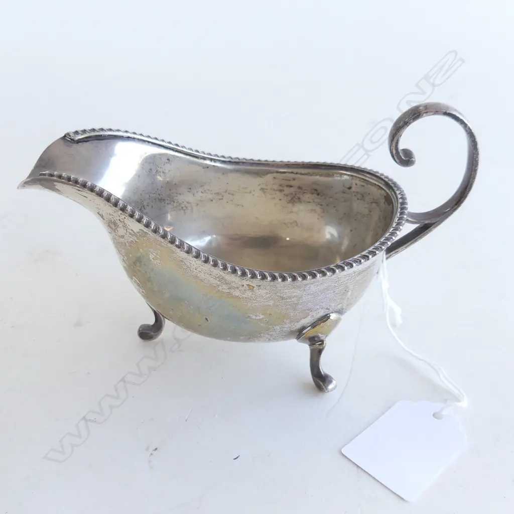 SILVER SAUCE BOAT, CHESTER 1938 97GMS Image 1++