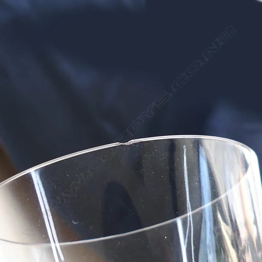 SET 4 WATERFORD LISMORE CRYSTAL CHAMPAGNE GLASSES H.185mm Image 1++
