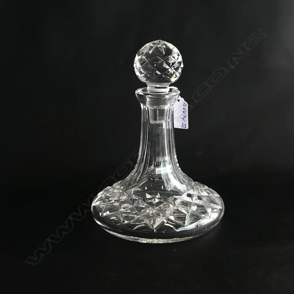 WATERFORD  CRYSTAL SHIP'S DECANTER. H.200mm Image 1++