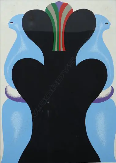 REME, Jorg (Dutch 1941-), Abstract, Ltd Ed Screen-print 50/100, signed & dated 1970, 600mm x 440mm Image 1++