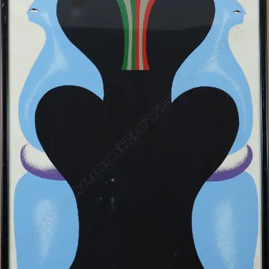 REME, Jorg (Dutch 1941-), Abstract, Ltd Ed Screen-print 50/100, signed & dated 1970, 600mm x 440mm
